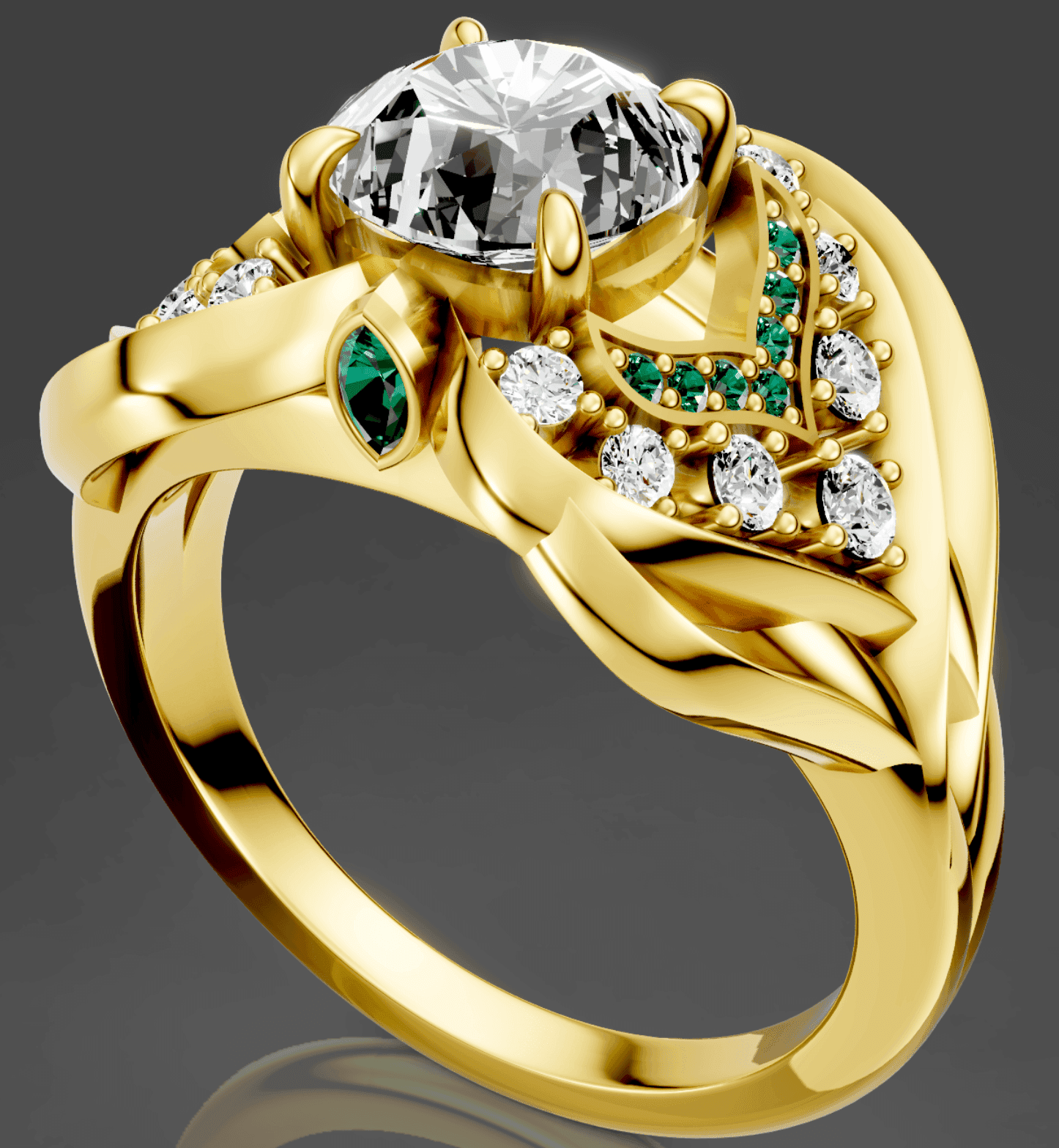 Two-Carat Diamond Engagement Ring