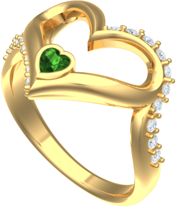 Heart Gemstone Ring
