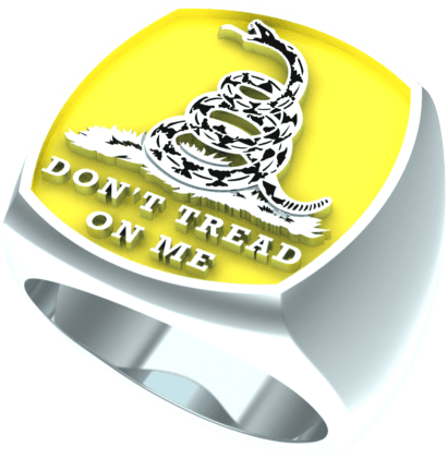 Gadsden Flag Signet Ring